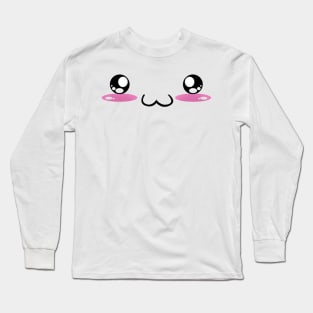 Kawaii Faces Long Sleeve T-Shirt